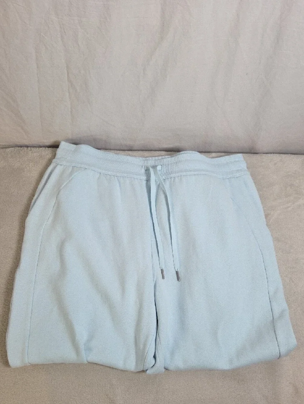 Lululemon W5CV9S Scuba Relaxed-Fit High-Rise Jogger Powder Blue Size 14 NWOT